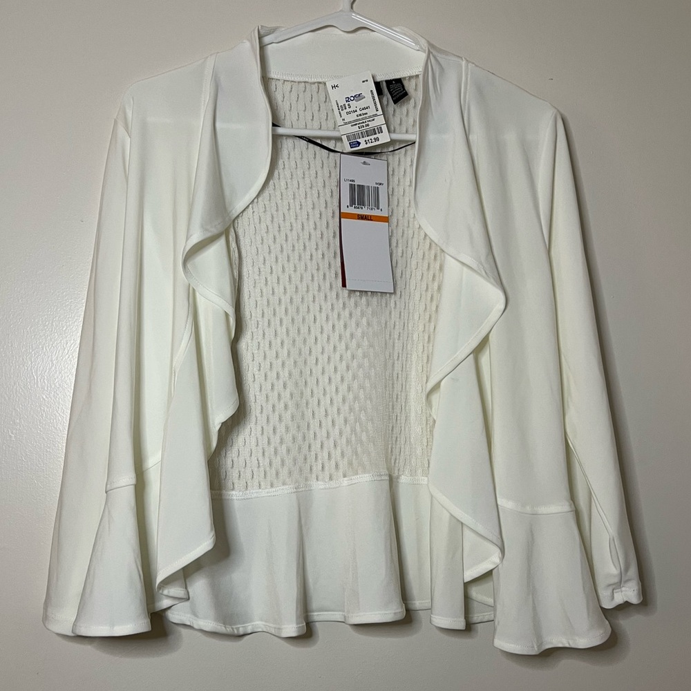 White professional cover up